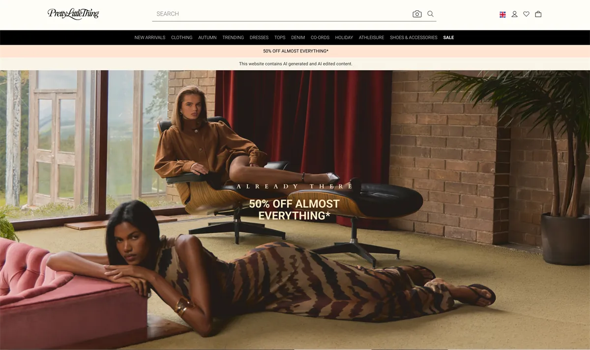 PrettyLittleThing serverless cloud architecture modernization and e-commerce platform